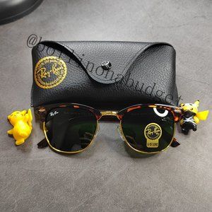 🐑Ray-Ban New 3016 Sunglasses 51MM Green gold frame
